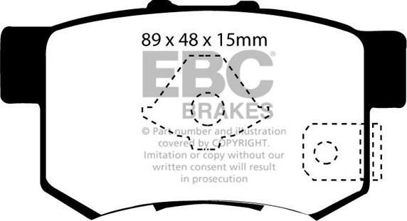 EBC Brakes DP41193/2R - Jarrupala, levyjarru inparts.fi