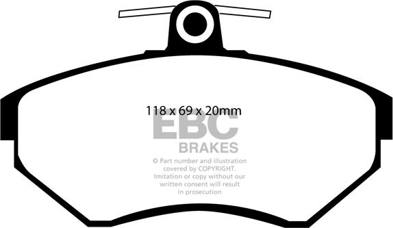 EBC Brakes DP1113 - Jarrupala, levyjarru inparts.fi