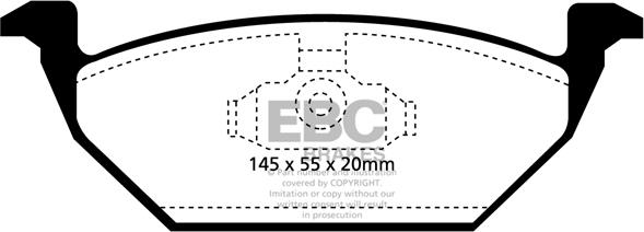 EBC Brakes DP21117 - Jarrupala, levyjarru inparts.fi