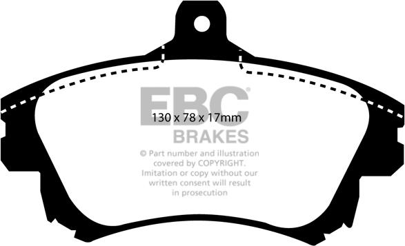 EBC Brakes DP1139 - Jarrupala, levyjarru inparts.fi