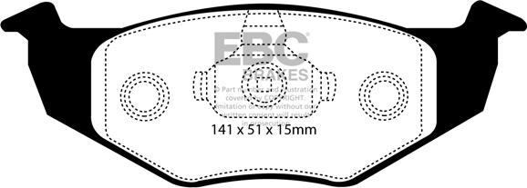 EBC Brakes DP21137 - Jarrupala, levyjarru inparts.fi