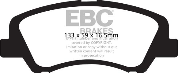 EBC Brakes DP1899 - Jarrupala, levyjarru inparts.fi