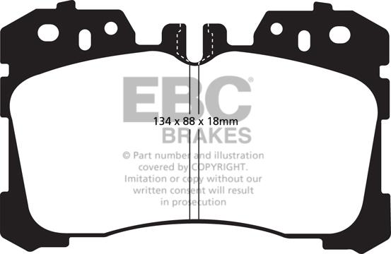 EBC Brakes DP41811R - Jarrupala, levyjarru inparts.fi