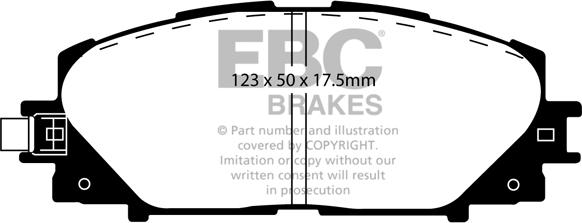 EBC Brakes DP21817 - Jarrupala, levyjarru inparts.fi