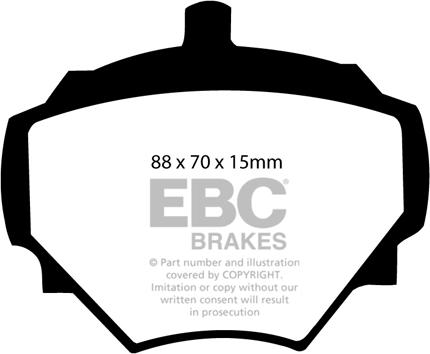 EBC Brakes DP182 - Jarrupala, levyjarru inparts.fi