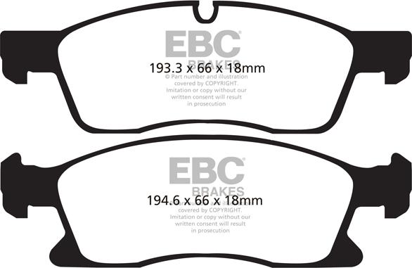 EBC Brakes DP1871 - Jarrupala, levyjarru inparts.fi