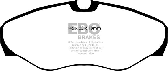 EBC Brakes DP1393 - Jarrupala, levyjarru inparts.fi