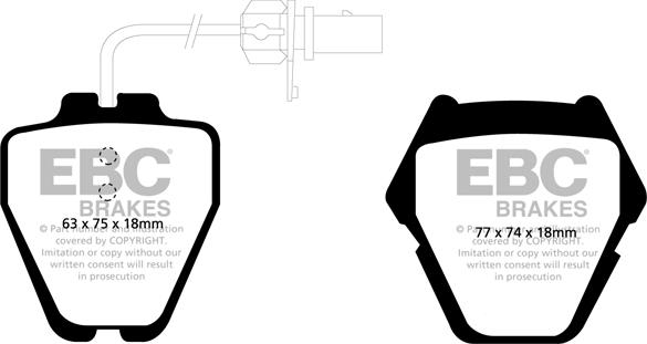 EBC Brakes DP1348 - Jarrupala, levyjarru inparts.fi