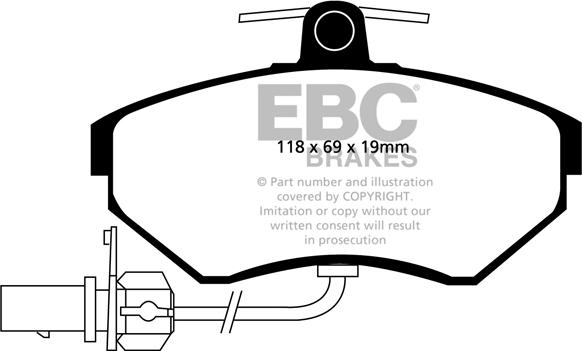 EBC Brakes DP1351 - Jarrupala, levyjarru inparts.fi