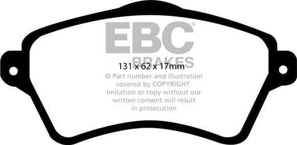 EBC Brakes DP1352 - Jarrupala, levyjarru inparts.fi