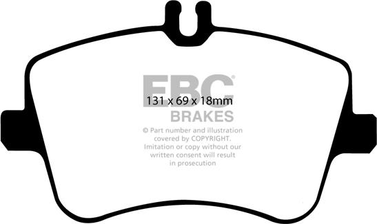 EBC Brakes DP31365C - Jarrupala, levyjarru inparts.fi