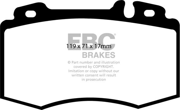 EBC Brakes DP1363 - Jarrupala, levyjarru inparts.fi