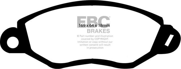 EBC Brakes DP1367 - Jarrupala, levyjarru inparts.fi