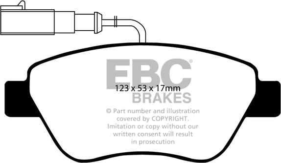 EBC Brakes DP1384 - Jarrupala, levyjarru inparts.fi