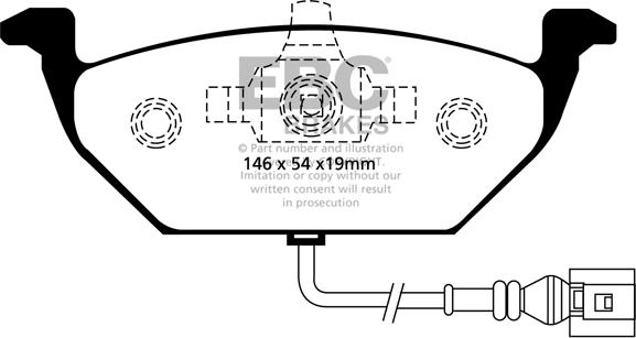 EBC Brakes DP41329R - Jarrupala, levyjarru inparts.fi