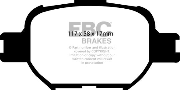 EBC Brakes DP21325 - Jarrupala, levyjarru inparts.fi