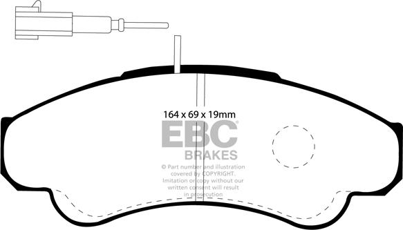 EBC Brakes DP1379 - Jarrupala, levyjarru inparts.fi