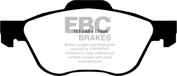 EBC Brakes DP1376 - Jarrupala, levyjarru inparts.fi