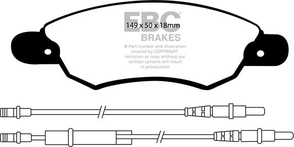 EBC Brakes DP1370 - Jarrupala, levyjarru inparts.fi