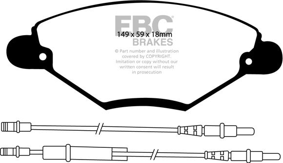 EBC Brakes DP21371 - Jarrupala, levyjarru inparts.fi