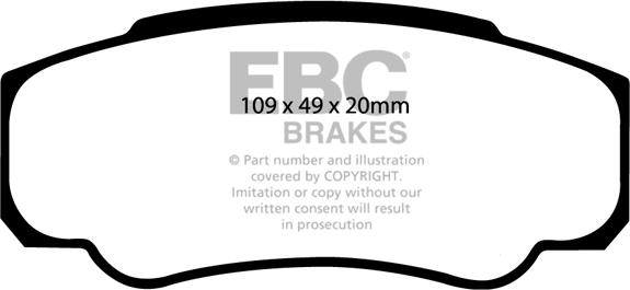 EBC Brakes DP1378 - Jarrupala, levyjarru inparts.fi