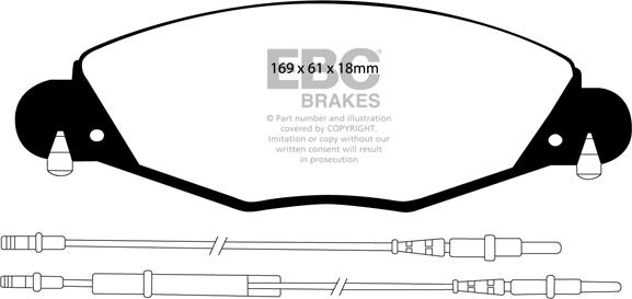 EBC Brakes DP1372 - Jarrupala, levyjarru inparts.fi