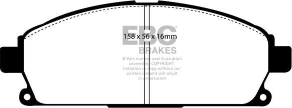 EBC Brakes DP1247 - Jarrupala, levyjarru inparts.fi