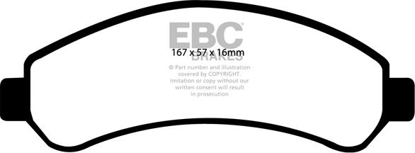 EBC Brakes DP1256 - Jarrupala, levyjarru inparts.fi