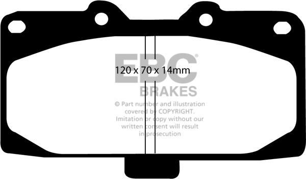 EBC Brakes DP31200C - Jarrupala, levyjarru inparts.fi