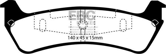 EBC Brakes DP61201 - Jarrupala, levyjarru inparts.fi