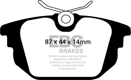 EBC Brakes DP41214R - Jarrupala, levyjarru inparts.fi