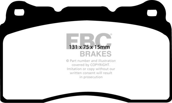 EBC Brakes DP51210NDX - Jarrupala, levyjarru inparts.fi