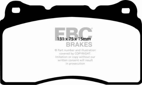 EBC Brakes DP91210 - Jarrupala, levyjarru inparts.fi