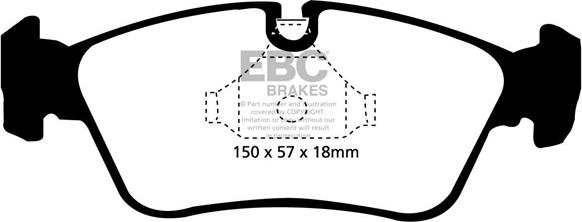 EBC Brakes DP31211C - Jarrupala, levyjarru inparts.fi