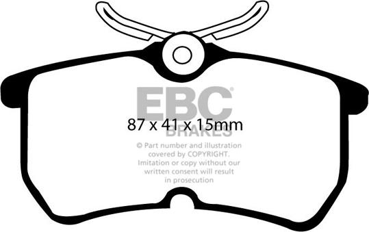 EBC Brakes DP1218 - Jarrupala, levyjarru inparts.fi