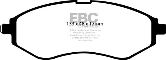 EBC Brakes DP1213 - Jarrupala, levyjarru inparts.fi