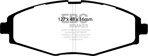 EBC Brakes DP1212 - Jarrupala, levyjarru inparts.fi