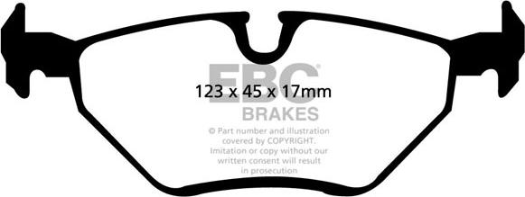 EBC Brakes DP91289 - Jarrupala, levyjarru inparts.fi