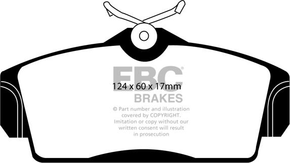 EBC Brakes DP21238 - Jarrupala, levyjarru inparts.fi