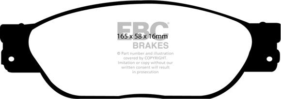 EBC Brakes DP21220/2 - Jarrupala, levyjarru inparts.fi