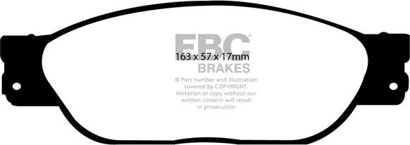 EBC Brakes DP31220C - Jarrupala, levyjarru inparts.fi