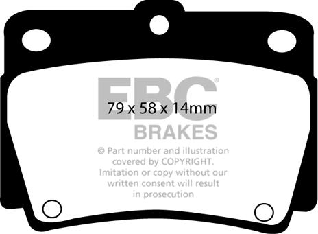 EBC Brakes DP1228 - Jarrupala, levyjarru inparts.fi