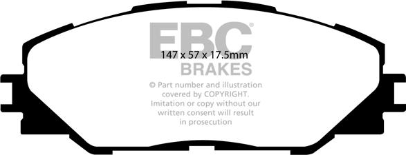 EBC Brakes DP21792 - Jarrupala, levyjarru inparts.fi