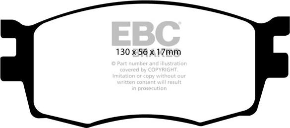 EBC Brakes DP21768 - Jarrupala, levyjarru inparts.fi