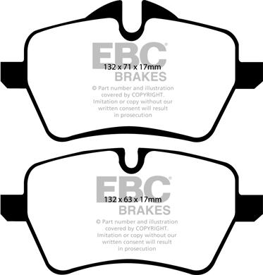 EBC Brakes DP1789 - Jarrupala, levyjarru inparts.fi