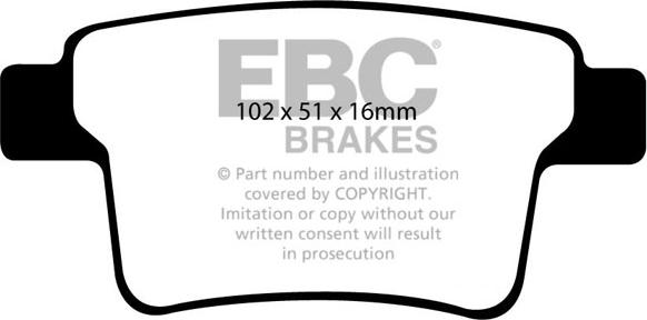 EBC Brakes DP41731R - Jarrupala, levyjarru inparts.fi