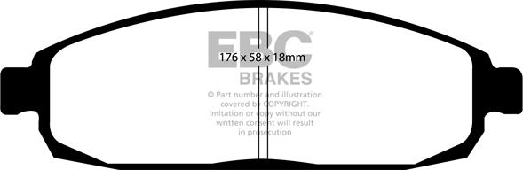 EBC Brakes DP41732R - Jarrupala, levyjarru inparts.fi