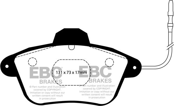 EBC Brakes DP882 - Jarrupala, levyjarru inparts.fi