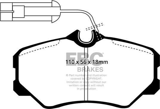 EBC Brakes DP820 - Jarrupala, levyjarru inparts.fi