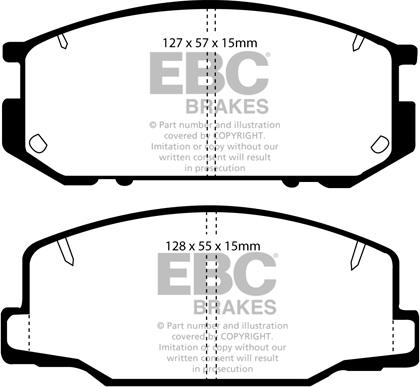 EBC Brakes DP877 - Jarrupala, levyjarru inparts.fi